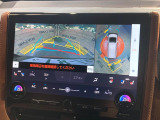 【全方位モニター】専用のカメラにより、上から見下ろしたような視点で360度クルマの周囲を確認することができます☆縦列駐車や幅寄せ時に活躍してくれます♪