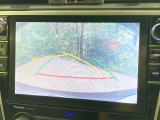 【バックカメラ】駐車時に後方がリアルタイム映像で確認できます。大型商業施設や立体駐車場での駐車時や、夜間のバック時に大活躍!運転スキルに関わらず、今や必須となった装備のひとつです!