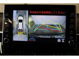 車両を上から見たような映像表示するパノラミックビューモニター付き!