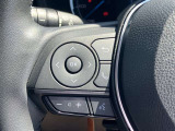 ステアリングスイッチ付き。前方から目を離すことなく操作することが可能です。