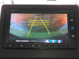 リアカメラがついているので、駐車や後進の際にとても便利です♪