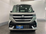 令和7年式 スペーシアカスタム HYBRID XSターボ 全方位モニターナビ スチールシルバーメタリック ブラック2トーン