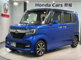全国納車可 第三者機関証明書付  1年保証 ワンオ-ナ- ナビ TV Rカメラ CD録音 BTオ-ディオ DVD ドラレコ ETC LEDライト装備のN-BOXカスタム G・EXホンダセンシング入庫!