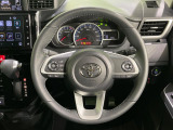 【ステアリングスイッチ】運転中、前方から目線をそらすことなく、オーディオ等の操作が可能な便利機能!安心&快適なドライブを演出してくれます♪