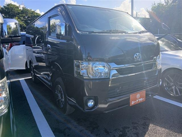 ハイエースバン 2.8 スーパーGL ダークプライムII ロング ディーゼル 4WD 禁煙車 黒...