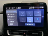 フルセグテレビ、DVD、CD、ブルートゥースオーディオなどが楽しめます。