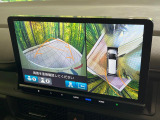 【マルチビューカメラシステム】専用のカメラにより、上から見下ろしたような視点で360度クルマの周囲を確認することができます☆死角部分も確認しやすく、狭い場所での切り返しや駐車もスムーズに行えます。