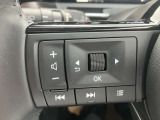 ハンドルスイッチでオーディオ操作が可能です。