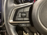 ステアリングにオーディオ操作スイッチが付いています。オーディオ画面に直接タッチしなくても操作が出来ますので、運転に集中できます。