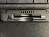 ETC車載器付きです。高速道路の料金所もスムーズに通過できます。