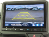 リアワイドカメラシステム!従来の視野に加えて、後方側方を約180&deg;まで見えるワイドビューと、後方を真上から見たような視野で駐車時などに便利なトップダウンビューの3つの視野があります!