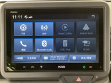 【ディスプレイオーディオ】スマホとつなげばスマホの地図アプリが大画面で表示。操作も画面タッチで簡単にできます!またスマホ内の音楽も車内スピーカーで聴くことができるので、楽しくドライブできますね♪