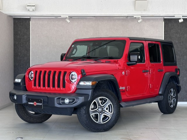 ラングラー アンリミテッド スポーツ 4WD サイドステップ バックカメラ AppleCarPlay
