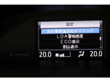 インフォーメーション画面です。運転のサポートをしてくれます。