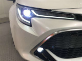LEDヘッドライトです。デザイン性がよくとても明るいので、夜間の走行や悪天候でも安心です。しかも長寿命!