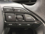 前方の車との車間を設定し、スピードを上げたり緩めたりを自動で行ってくれる追尾式の「レーダークルーズ」。上級装備の一つです!高級車にしかつかない嬉しい機能です。