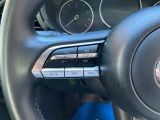 ハンドルに装備されたスイッチで、オーディオの音量やチャンネルなどを操作でき、運転中でも安心です。