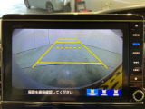 リアカメラ付で、後方をナビ画面で確認。車庫入れも安心です。もちろん、バックギアと連動しています。