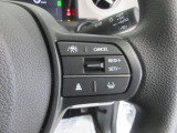 ハンドル右側はクルーズコントロールのスイッチを装備しています。運転中の操作も安心して行えます。