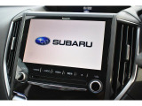 ディーラーOPナビゲーション 見た目もすっきりしています。移設のためスバル認定U-CAR保証の対象外です!CD/DVD/ブルートゥース/FM/AM