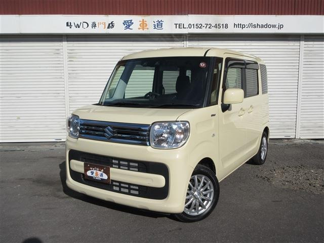 スペーシア ハイブリッド(HYBRID) G 4WD 社外エンジンスターター 社外オーディオ US