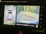 【パノラミックビューモニター】専用のカメラにより、上から見下ろしたような視点で360度クルマの周囲を確認することができます☆死角部分も確認しやすく、狭い場所での切り返しや駐車もスムーズに行えます。
