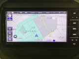 インダッシュメモリーナビ付です。スマホ感覚で操作できるタッチパネル式を採用しています。