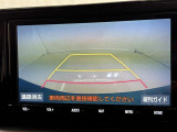 後方の見える安心をお届けするバックガイドモニター付:バックするときのアシストラインもあって楽々バック!車庫入れや縦列駐車をサポートし、苦手な駐車も安心です!今やもう手放せない装備ですネ♪