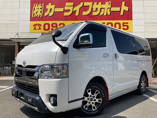 ハイエースバン 2.8 スーパーGL ダークプライムII ロング ディーゼル TRDフルエアロ...
