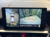 【パノラミックビューモニター】専用のカメラにより、上から見下ろしたような視点で360度クルマの周囲を確認することができます☆死角部分も確認しやすく、狭い場所での切り返しや駐車もスムーズに行えます。