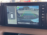 アラウンドビューモニターです!上空から貴方のお車をモニタニングしている様に車両の周りの安全確認が出来ます!