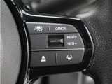 ◆アダプティブクルーズコントロール◆予め設定した車速内でクルマが自動的に加減速。前走車との適切な車間距離を維持しながら追従走行します。【LKAS】車線維持支援システムでステアリング操作を支援。