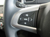 ステアリングスイッチは前方から目を離すことなく操作することが可能。わき見運転の防止に。