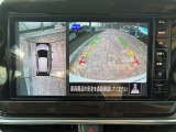 バック時に自車の真後ろの映像&上から見下ろした映像を映してくれますのでラクラク駐車が可能です(^_^)-☆