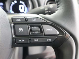 ステアリングスイッチ付き。前方から目を離すことなく操作することが可能です。