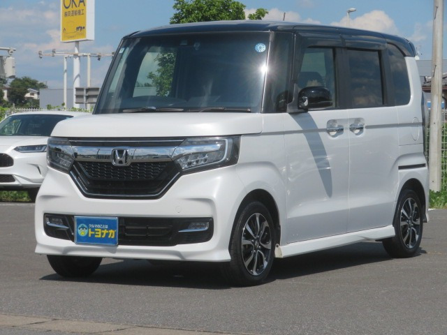 N-BOXカスタム G L ホンダセンシング 純正8インチDTVナビ バックカメラ
