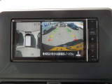 【アラウンドビューモニター】上から見下ろすような視点でスムース駐車をサポートしてくれるアラウンドビューモニター(^v^)