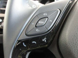 ステアリングスイッチは前方から目を離すことなく操作することが可能。わき見運転の防止に。