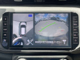 上から見たような画像で車庫入れなどに便利なアラウンドビューモニター