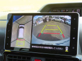 バックカメラの他に上から見下ろしたような画像が見れるアラウンド(全方位)モニター。前後左右を把握できます!