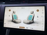 【フロントマッサージシート】フロントシートには5段階調整付のマッサージシートが搭載されておりますので、上質なドライブが楽しめます。