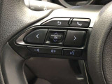 【ステアリングスイッチ】左です。ステアリングから手を離さず、運転に集中したまま手元でオーディオ操作等が出来ます。
