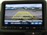 リアワイドカメラシステム!従来の視野に加えて、後方側方を約180&deg;まで見えるワイドビューと、後方を真上から見たような視野で駐車時などに便利なトップダウンビューの3つの視野があります!