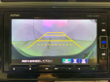リアカメラ付で、後方をナビ画面で確認。車庫入れも安心です。もちろん、バックギアと連動しています。
