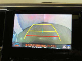 バックギアに入れると、このように後方が映し出されます!最終確認はご自身の目と耳で必ず行ってください!安全第一で♪