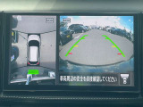 上から見たような画像で車庫入れなどに便利なアラウンドビューモニター
