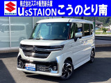 ご覧いただきありがとうございます。人気のスペーシアカスタムが入りました。当社試乗車の物件です。