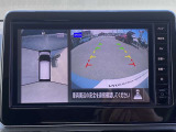 車の上から見下ろしたような360度見えるアラウンドビューモニター搭載してます!狭い駐車場や暗い場所でも安心して駐車出来ます!