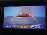 バックガイドモニターを装備しています、車庫入れもラクラクです。