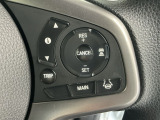 アクセルから足を離しても設定したスピードを保ち走行し、高速道路での疲労軽減に役立つクルーズコントロール付きです!